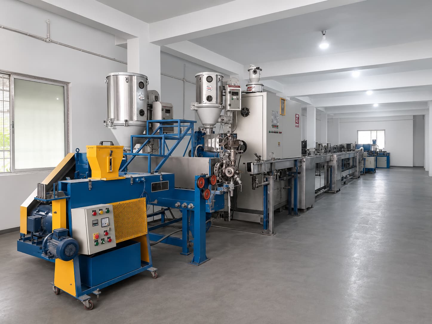 Nitcab extrusion and drawing lines