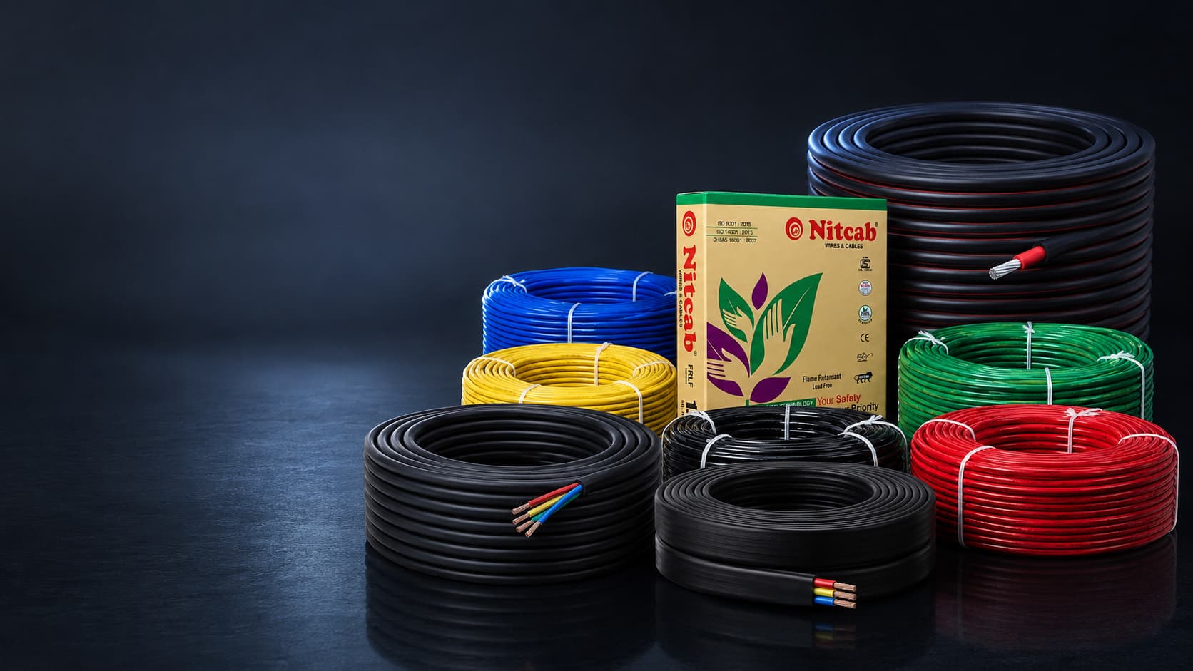 Nitcab product range — wires and cables